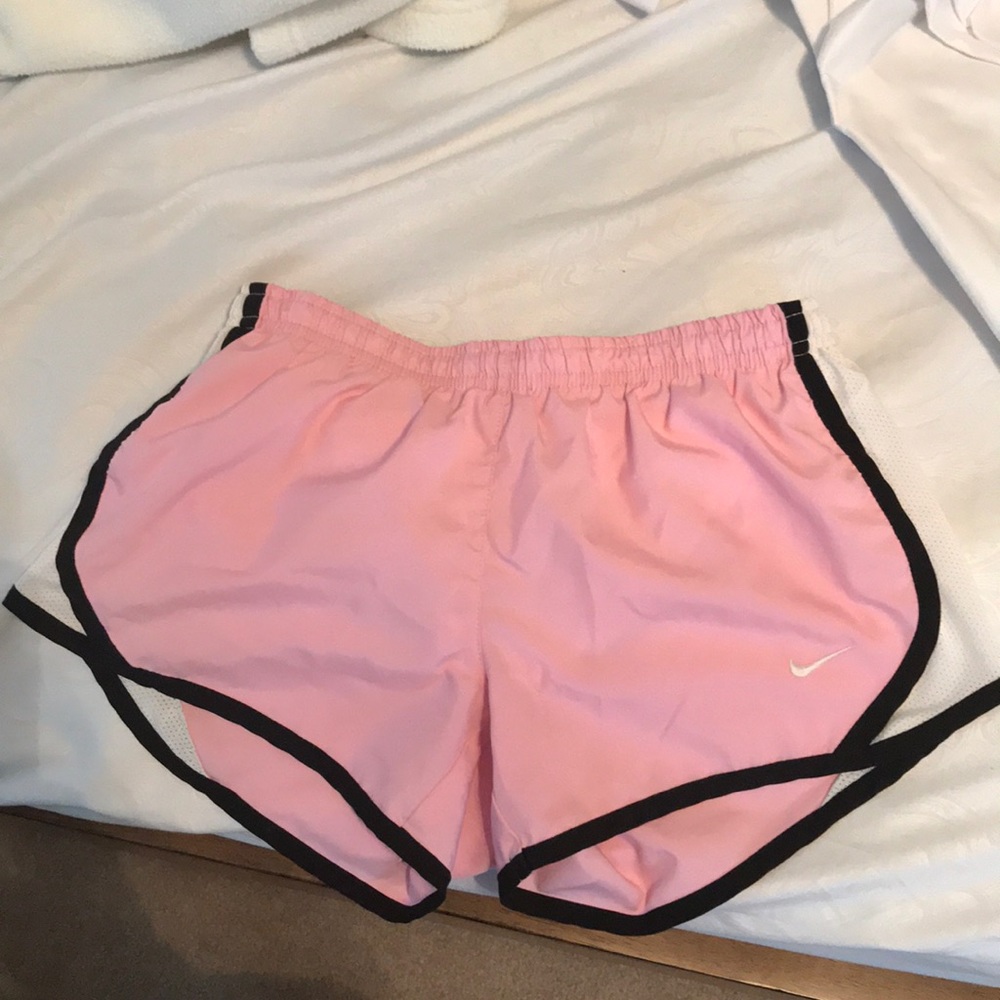 pink nike shorts